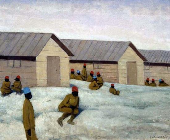 Felix Vallotton Senegalese Soldiers at the camp of Mailly,